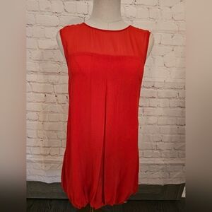 A|X Armani Exchange Silk Dress | Poppy | Size 0 | EUC